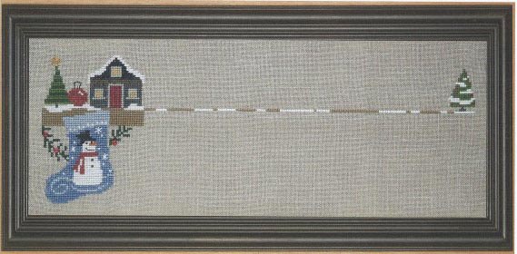 click here to view larger image of Christmas Mantle (Part one) (counted cross stitch kit)