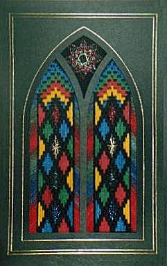click here to view larger image of Stained Glass Ornament 1 (counted canvas chart)