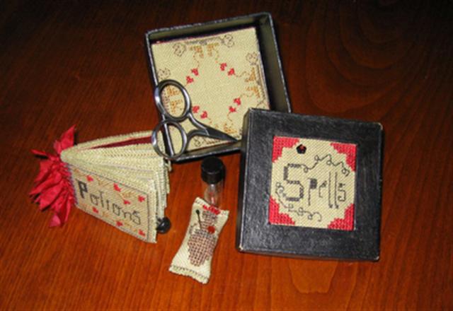 click here to view larger image of Hazel's Spell Box (counted cross stitch kit)
