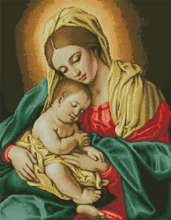 click here to view larger image of Madonna and Child II (chart)