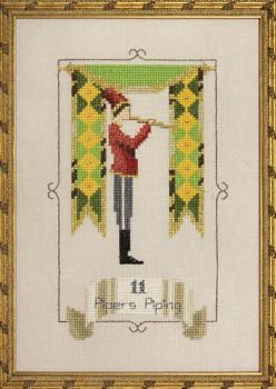 click here to view larger image of Eleven Pipers Piping  - Twelve Days of Christmas (chart)