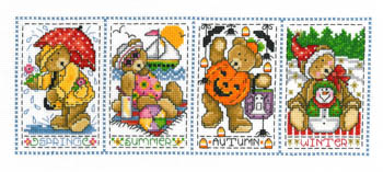 click here to view larger image of Seasonal Teddies (chart)