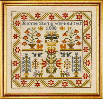 click here to view larger image of Flora and Fauna Sampler - KIT 16ct Aida (counted cross stitch kit)