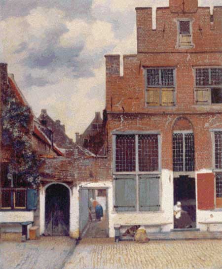 click here to view larger image of Little Street, The - Johannes Vermeer (chart)