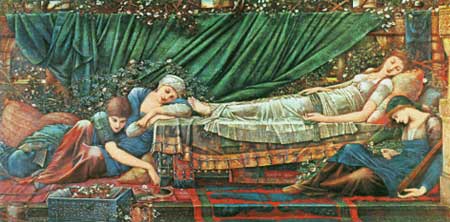 click here to view larger image of Rose Bower, The - Edward Burne-Jones (chart)