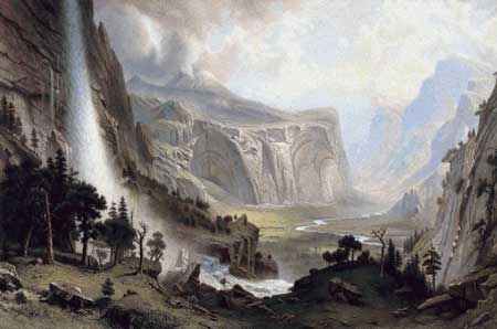 click here to view larger image of Domes of the Yosemite  - Albert Bierstadt (chart)
