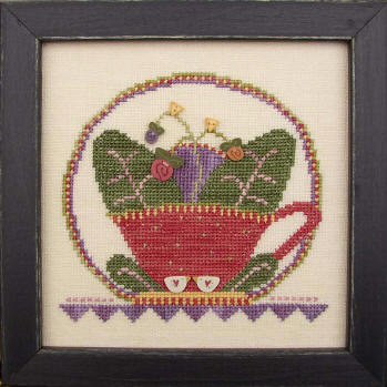click here to view larger image of Cup of Tea - February  (button pack)
