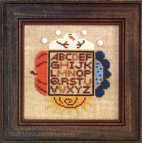 click here to view larger image of Seasonal Sampler - Zipper (counted cross stitch kit)