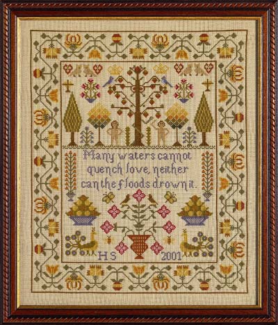 click here to view larger image of Adam & Eve Sampler - CHART (chart)