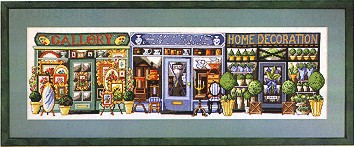 click here to view larger image of Shopping Street (counted cross stitch kit)