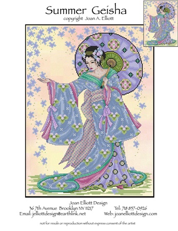 click here to view larger image of Summer Geisha (chart)
