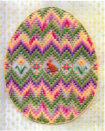 click here to view larger image of Bargello Egg (counted canvas chart)