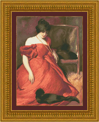click here to view larger image of Lady in Red (chart)