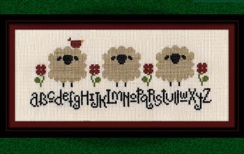 click here to view larger image of Spring Sheep Alphabet (chart)