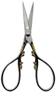 click here to view larger image of 4in Gunmetal/Gold Teardrop Scissors (accessory)