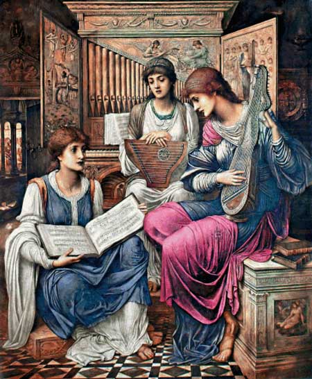 click here to view larger image of Gentle Music of a Bygone Day - John Melhuish Strudwick (chart)