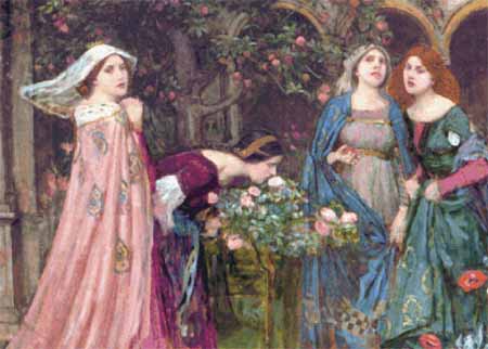 click here to view larger image of Enchanted Garden - John William Waterhouse (chart)