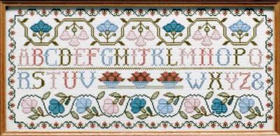 click here to view larger image of Alphabet Sampler (chart)