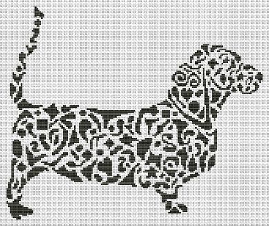 click here to view larger image of Tribal Basset Hound (chart)