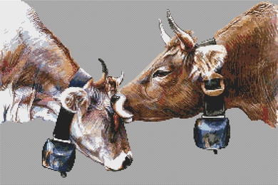 click here to view larger image of Two Cows (chart)