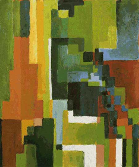 click here to view larger image of Colored Forms II  - August Macke (chart)