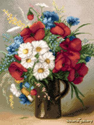 click here to view larger image of Small Bouquet of Poppies and Daisies (chart)