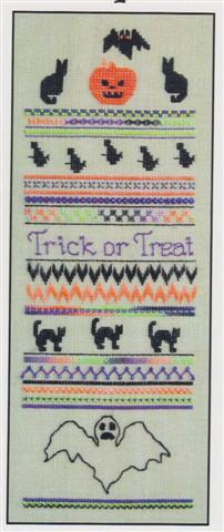 click here to view larger image of Bats & Cats Sampler (chart)