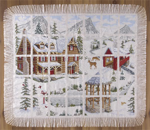 click here to view larger image of Mountain Retreat Afghan Embellishment Pack (chart)