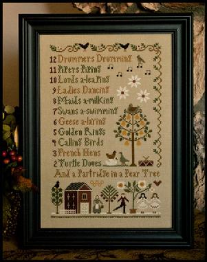 click here to view larger image of 12 Days of Christmas (chart)