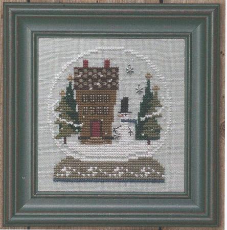 click here to view larger image of House In The Globe (counted cross stitch kit)