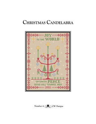 click here to view larger image of Christmas Candelabra (chart)