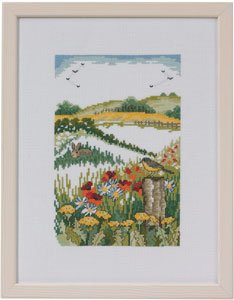 click here to view larger image of Birds in Meadow (counted cross stitch kit)