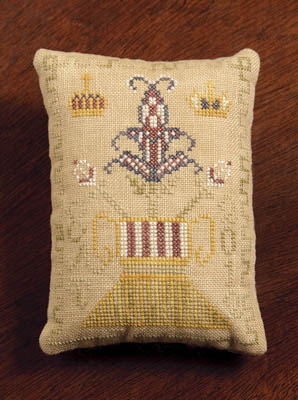 click here to view larger image of Crown and Flower Pin Cushion (chart)