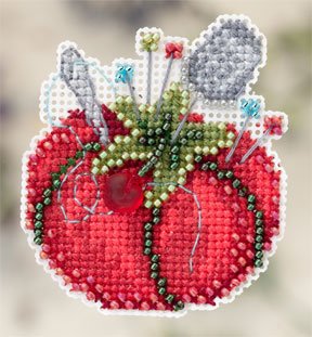 click here to view larger image of Tomato Pincushion (2012) (counted cross stitch kit)