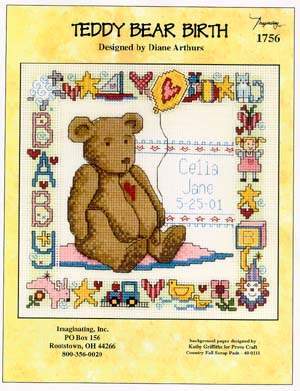 click here to view larger image of Teddy Bear Birth (chart)