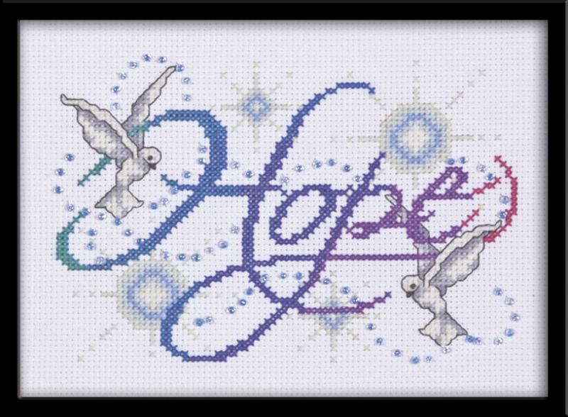 click here to view larger image of Hope (counted cross stitch kit)