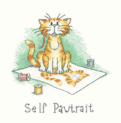click here to view larger image of Self Pawtrait - Cats Rule (chart only) (chart)