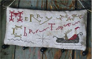 click here to view larger image of Merry Christmas Hanging Sampler (chart)