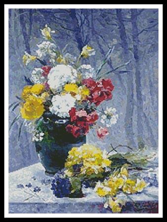 click here to view larger image of Still Life of Flowers  (Eugene Henri Cauchois) (chart)