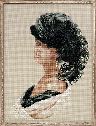 click here to view larger image of Velvet Evening (counted cross stitch kit)