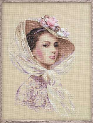 click here to view larger image of Lilac Evening (counted cross stitch kit)