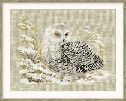 click here to view larger image of White Owl (counted cross stitch kit)