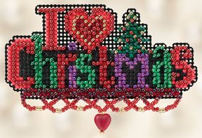 click here to view larger image of I Love Christmas (2012) (counted cross stitch kit)