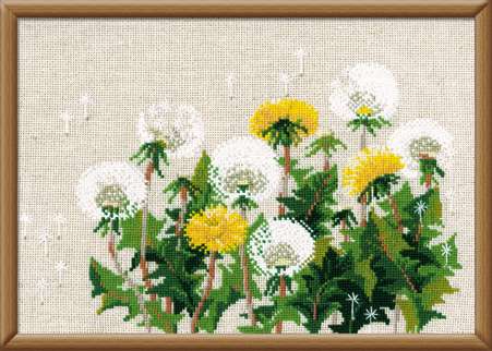 click here to view larger image of Dandelions (counted cross stitch kit)