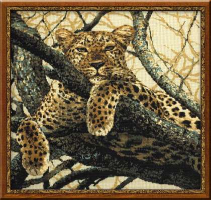 click here to view larger image of Leopard (counted cross stitch kit)