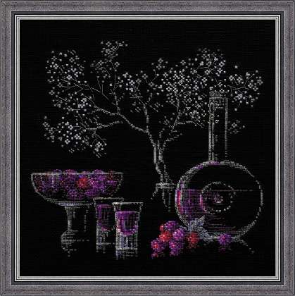 click here to view larger image of Still Life with Liquor (counted cross stitch kit)