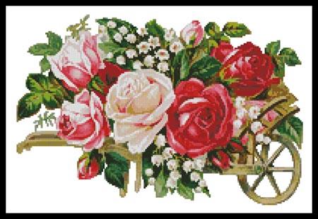 click here to view larger image of Victorian Rose Cart (chart)