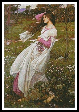 click here to view larger image of Windswept  (John William Waterhouse) (chart)