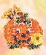 click here to view larger image of Pumpkin Smile (2005) (bead kit)