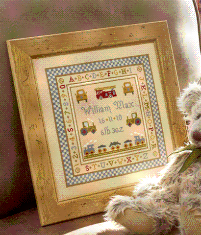 click here to view larger image of Fire Engine (Kit) (chunky cross stitch kit)
